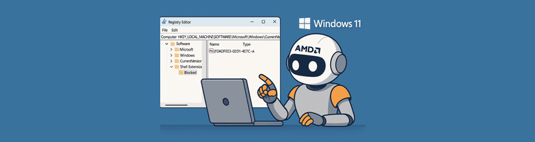 TIP: eliminar menú contextual ‘AMD Software: Adrenalin Edition’ c_amd_registro sobre 2025